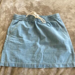 J Crew Chambray Mini Skirt